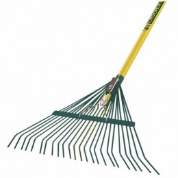 Leaf rake flat tines